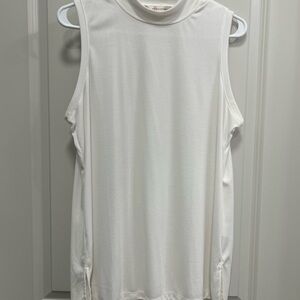Banana Republic Cream Sleeveless Tank Top
